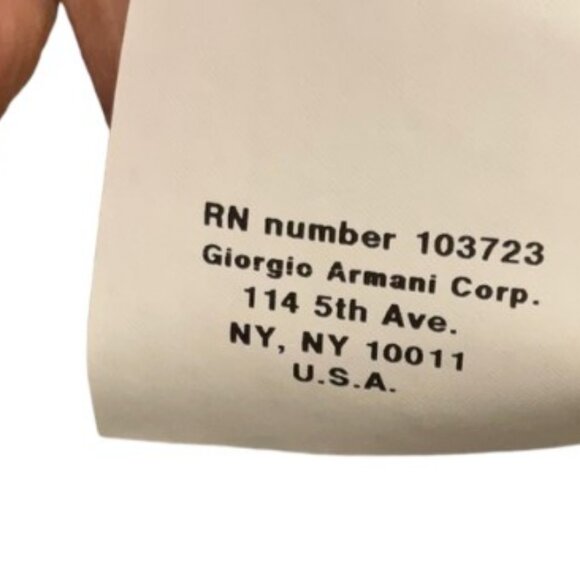 Giorgio Armani white collared button down tuxedo top size EU48 - Picture 5 of 5